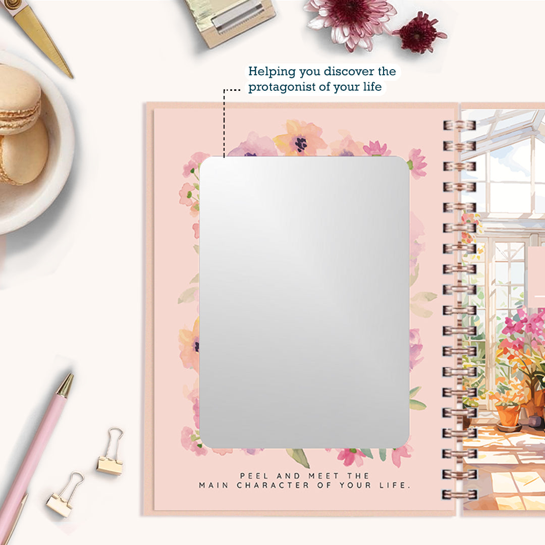 Undated Yearly Planner - Be Positive + Ultimate Sticker Book