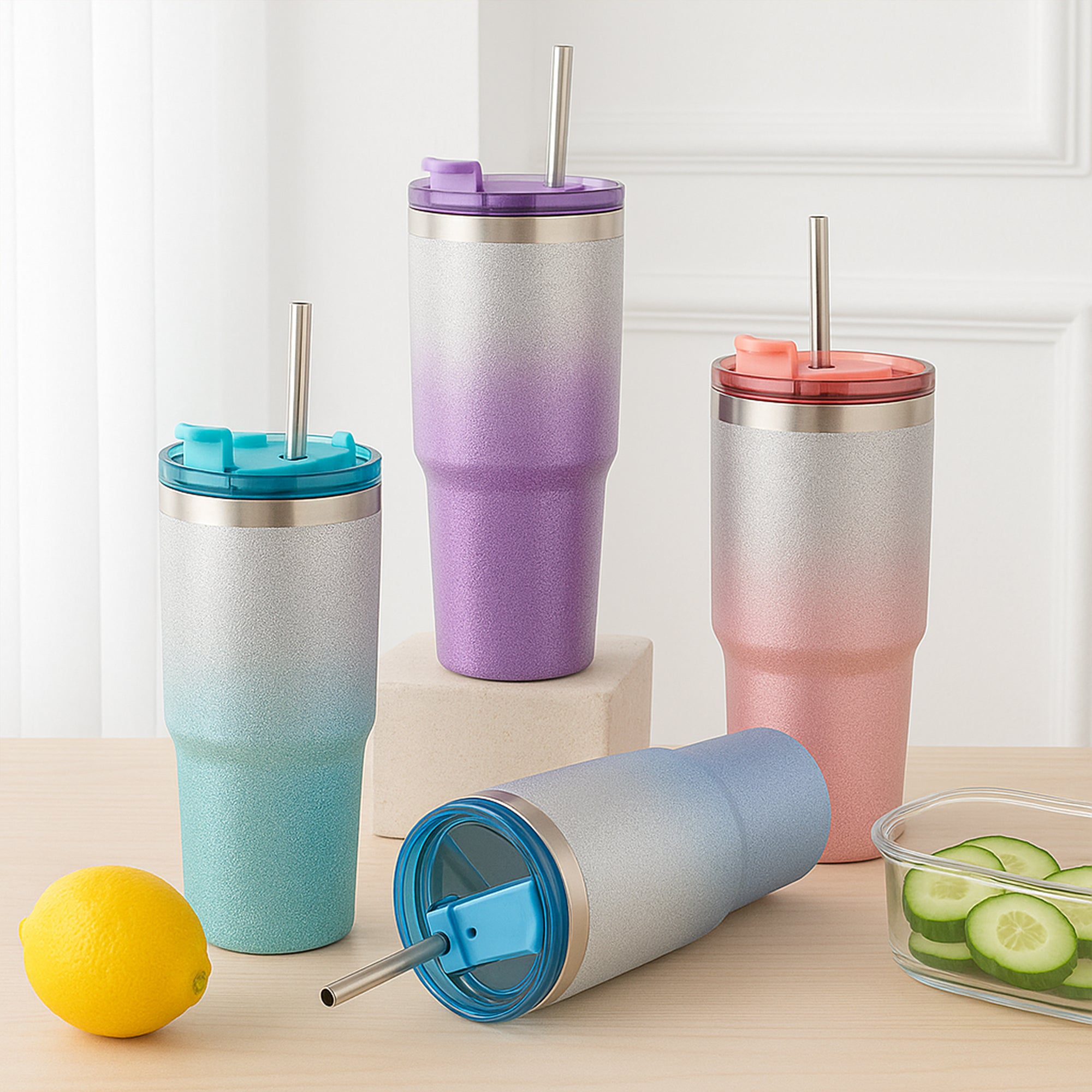 Voyage Dazzle Blink Heat Insulated Travel Coffee Mug