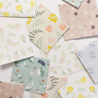Floral Notecards (Set of 6) Greeting Card Anme   