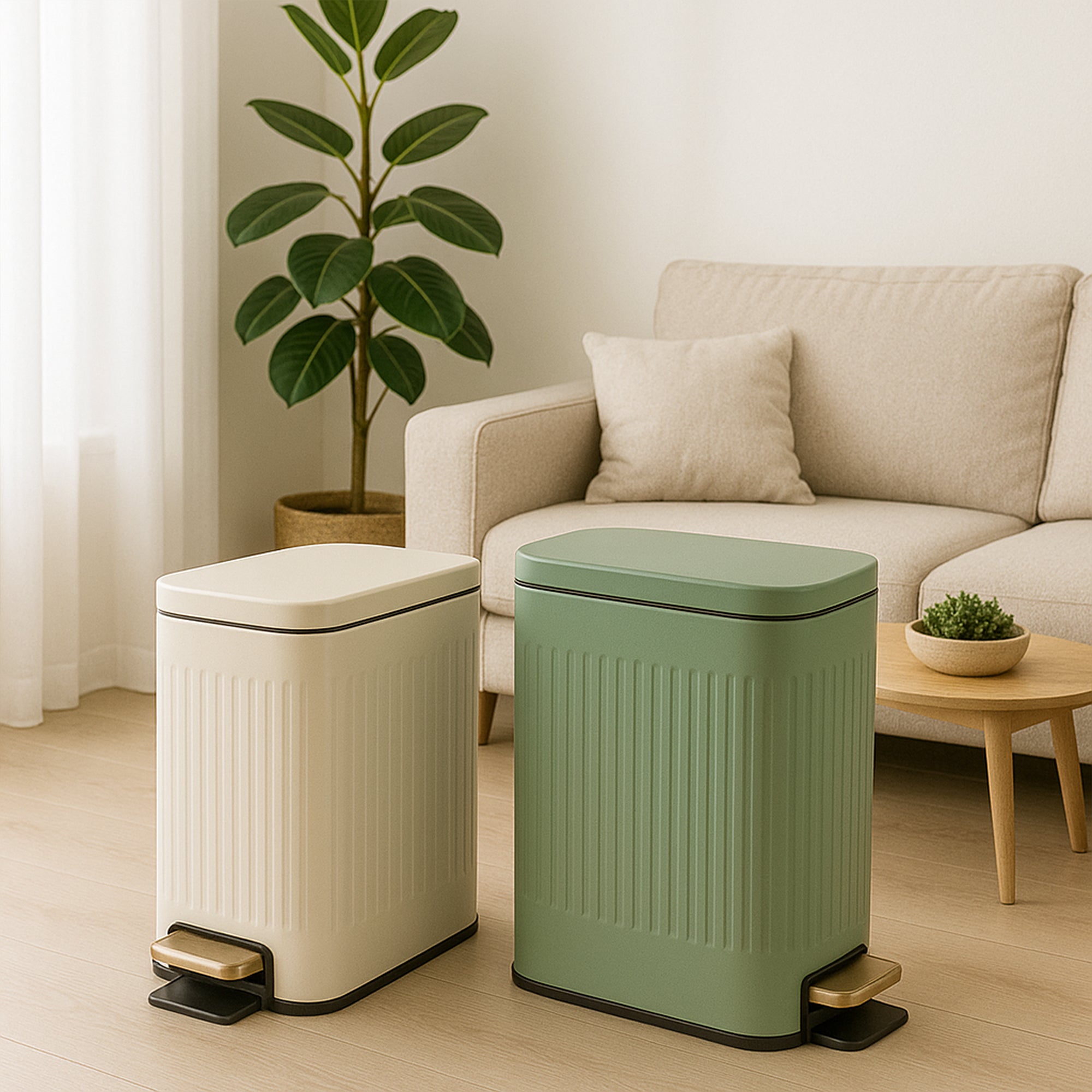 Linea Luxe Pedal Dust Bin