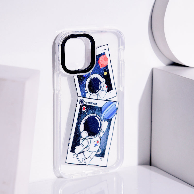 Astronaut Polaroid Anti-Shock Clear iPhone Cover Mobile Phone Cases June Trading iPhone 12 Pro