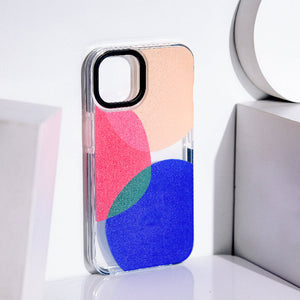 Trendy Colour Patch Anti-Shock Clear iPhone Cover Mobile Phone Cases June Trading iPhone 13