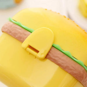 Burger 2-Compartment Lunch Box Lunch Boxes June Trading
