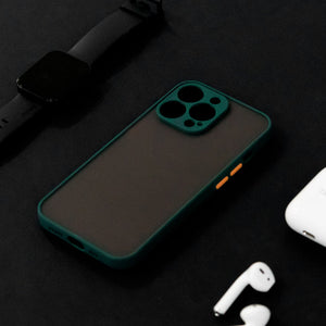 Acrylic Edge With Frosted Back Apple iPhone 13 Pro Cover iPhone 13 Pro June Trading Hunter Green
