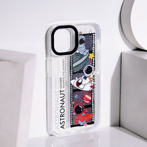 Astronaut Photo-Reel Anti-Shock Clear iPhone Cover Mobile Phone Cases June Trading