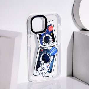 Astronaut Polaroid Anti-Shock Clear iPhone Cover Mobile Phone Cases June Trading iPhone 14
