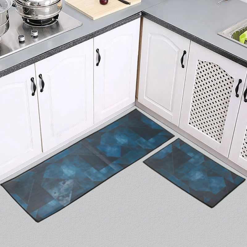 Ocean Cube Kitchen Mat (Set of 2)