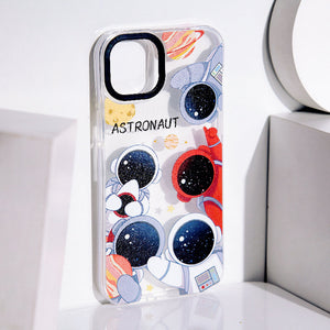 Astronaut Groupfie Anti-Shock Clear iPhone Cover Mobile Phone Cases June Trading