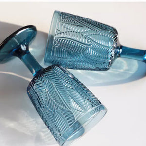 Wine Glass Set of Two Wine Glasses Coral Tree