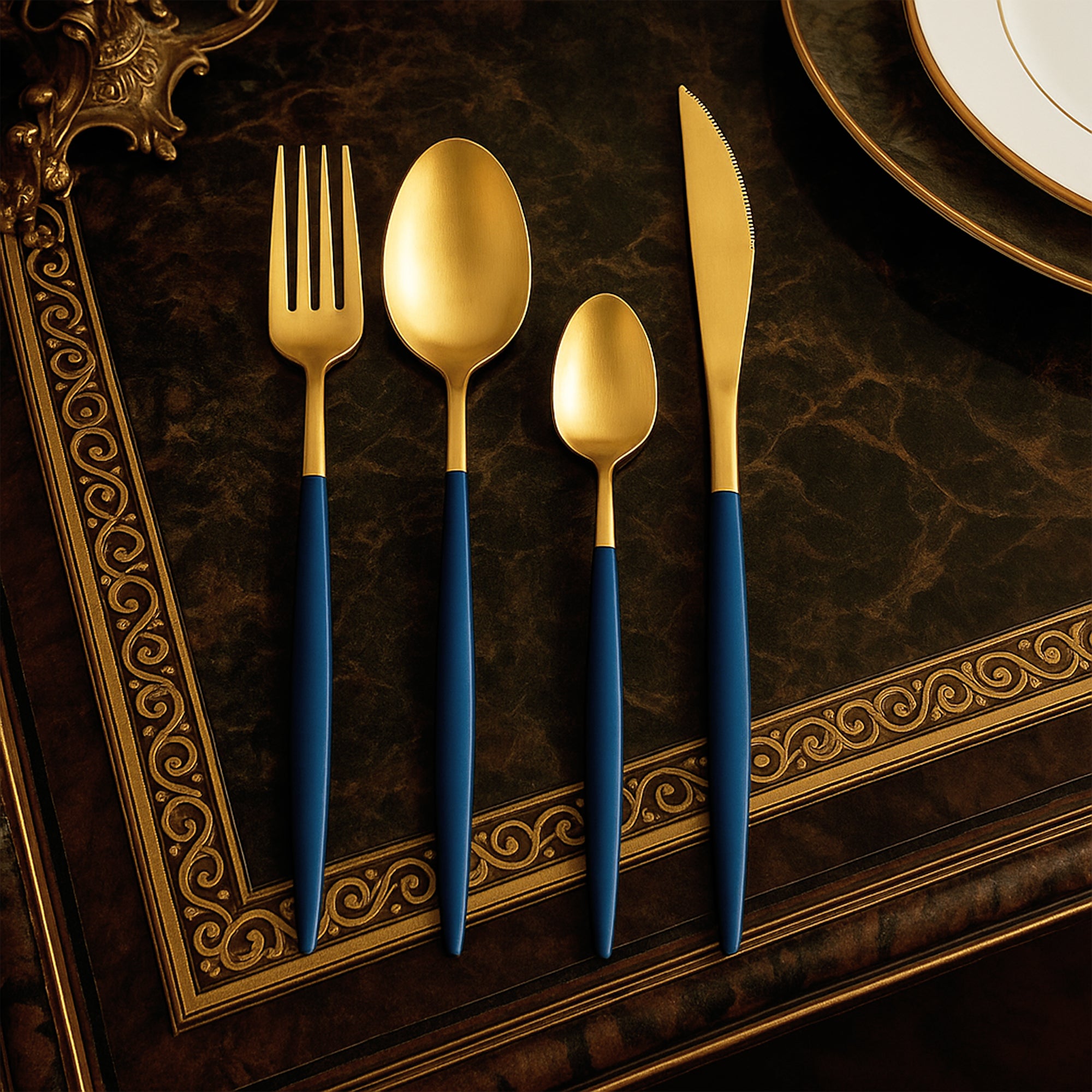 Bleu Cutlery Set
