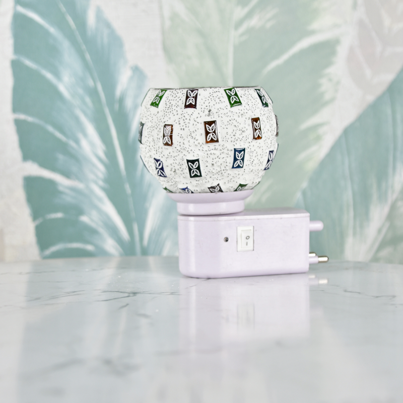 Sowpeace White Blue Camphor Lamp