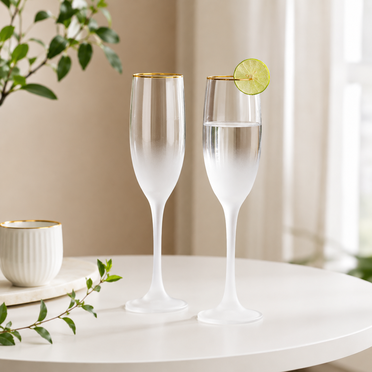 Exclusive Cask Frosted Glass (Set of 2)