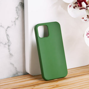 Colour Drop Silicone iPhone 12 & 12 Pro Case iPhone 12 & 12 Pro June Trading Forest Green