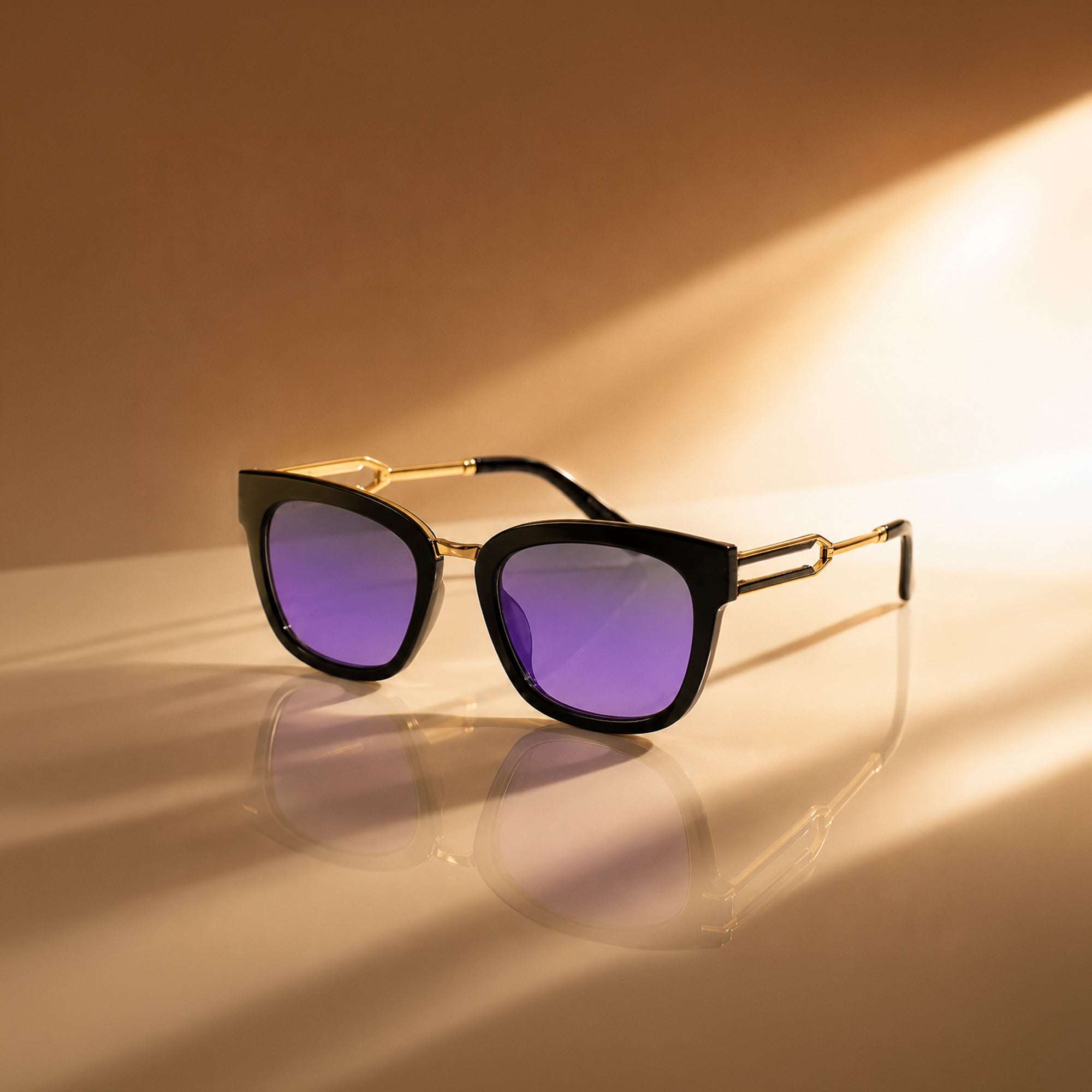 Slay It Midnight Tones Mirror Sunglass
