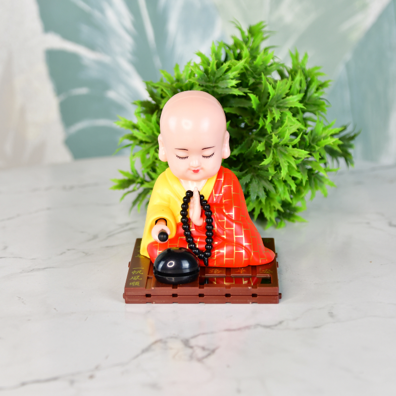 Sowpeace Solar Monk Buddha Statue
