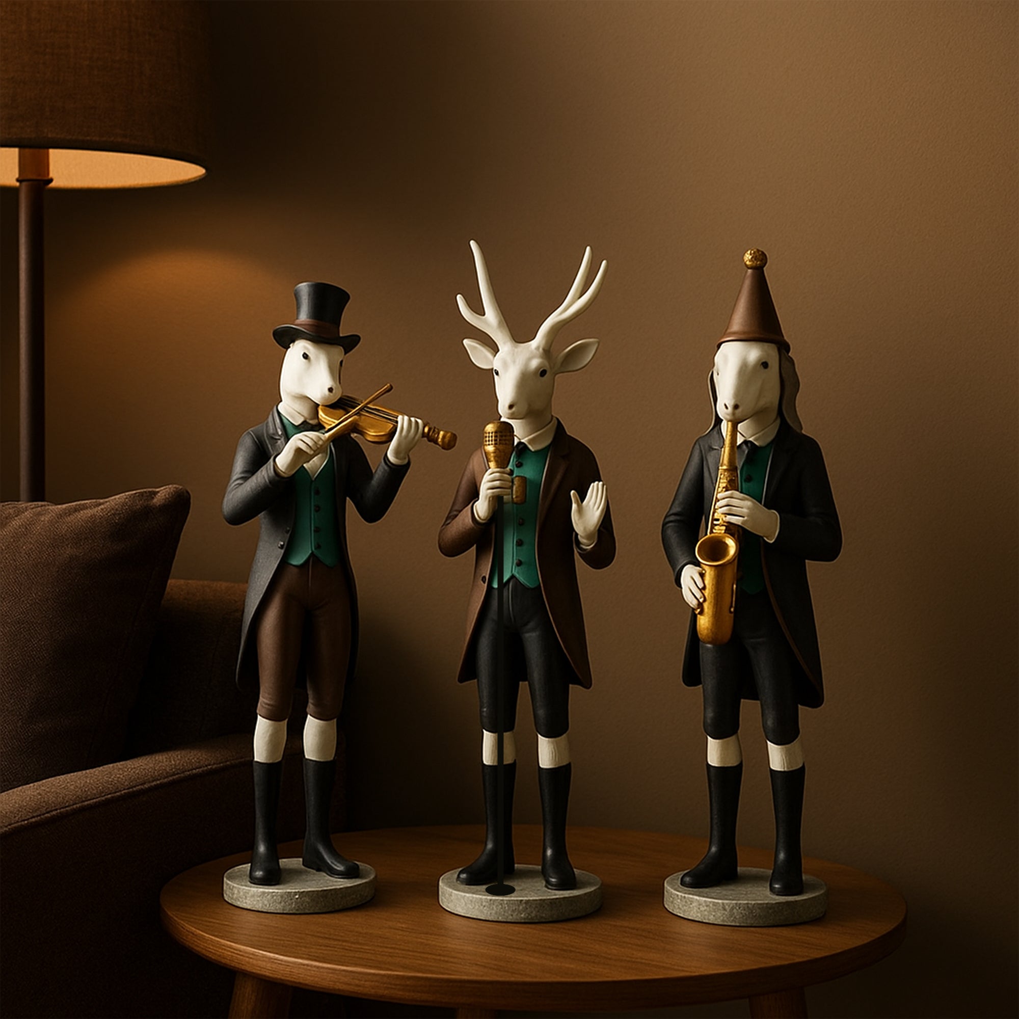 The Gala Band Home Décor Figurines (Set of 3)