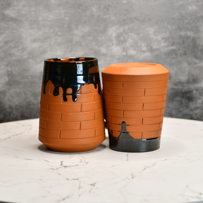 Terracotta Beer Mug (Set of 2)
