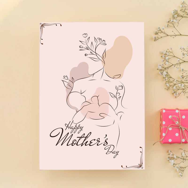 Abstract Loving Mother - Mother's Day Greeting Card Greeting Card The June Shop