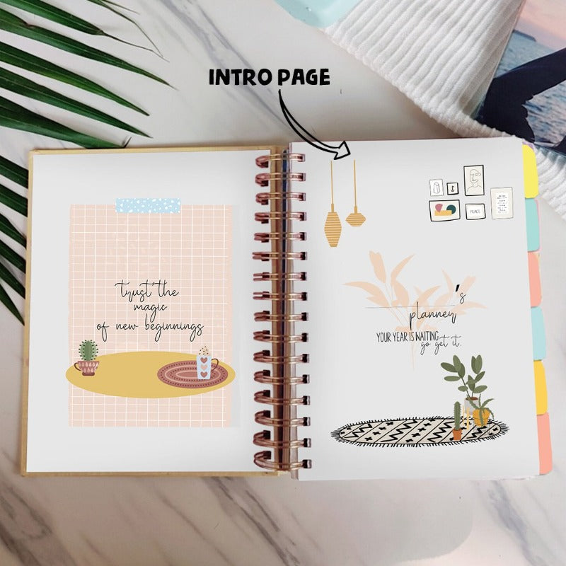 Undated Yearly Planner - Sassy Girl Undated Planners June Trading