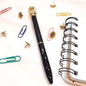 Pineapple Pen Pens June Trading Metallic Black