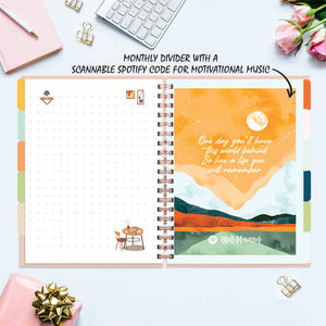 Shine Like The Universe - Undated Yearly Planner Undated Planners June Trading