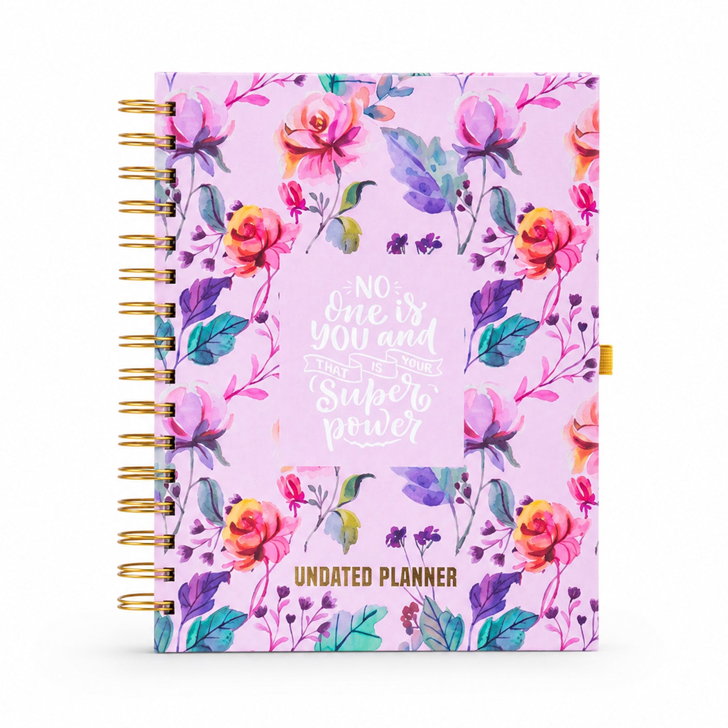 Undated Yearly Planner - Your Super Power + Ultimate Sticker Book