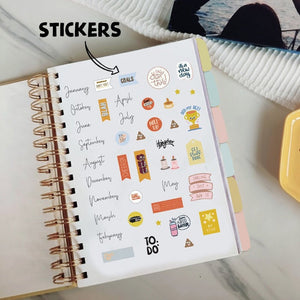 Undated Yearly Planner - Rebel With Cause Undated Planners June Trading