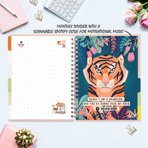 Shine Like The Universe - Undated Yearly Planner Undated Planners June Trading