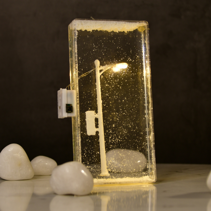 Sowpeace DIY Street Lamp Showcase Snowy Glow