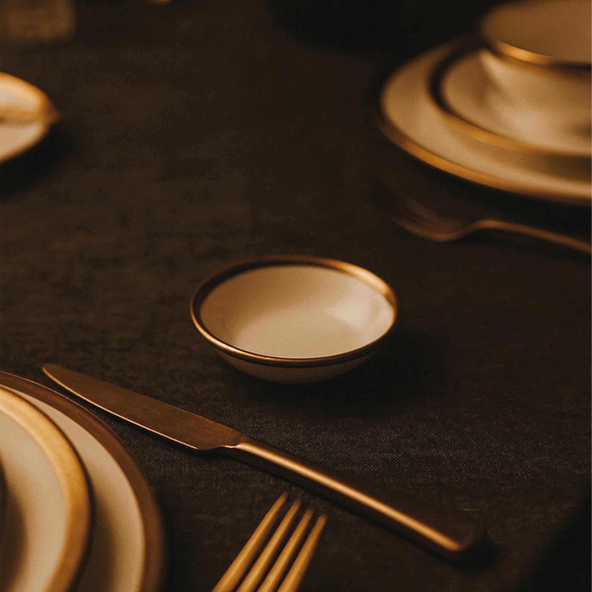 Aurulent Rim Dessert Plate