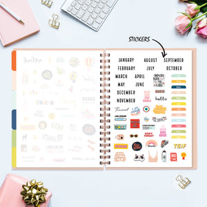 Undated Yearly Planner - Business Is My Cardio Undated Planners June Trading