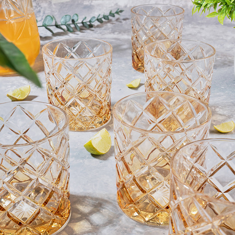 Sunset Prism Crystal Glasses (Set Of 2, 4 & 6)