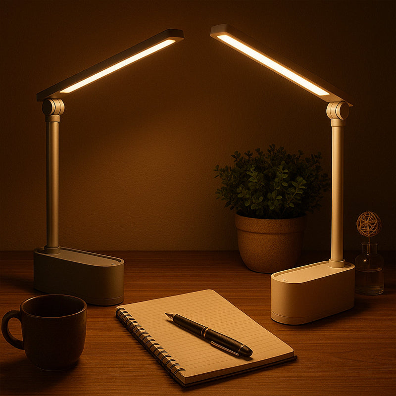 Sleek Foldable Desk LED Lamp