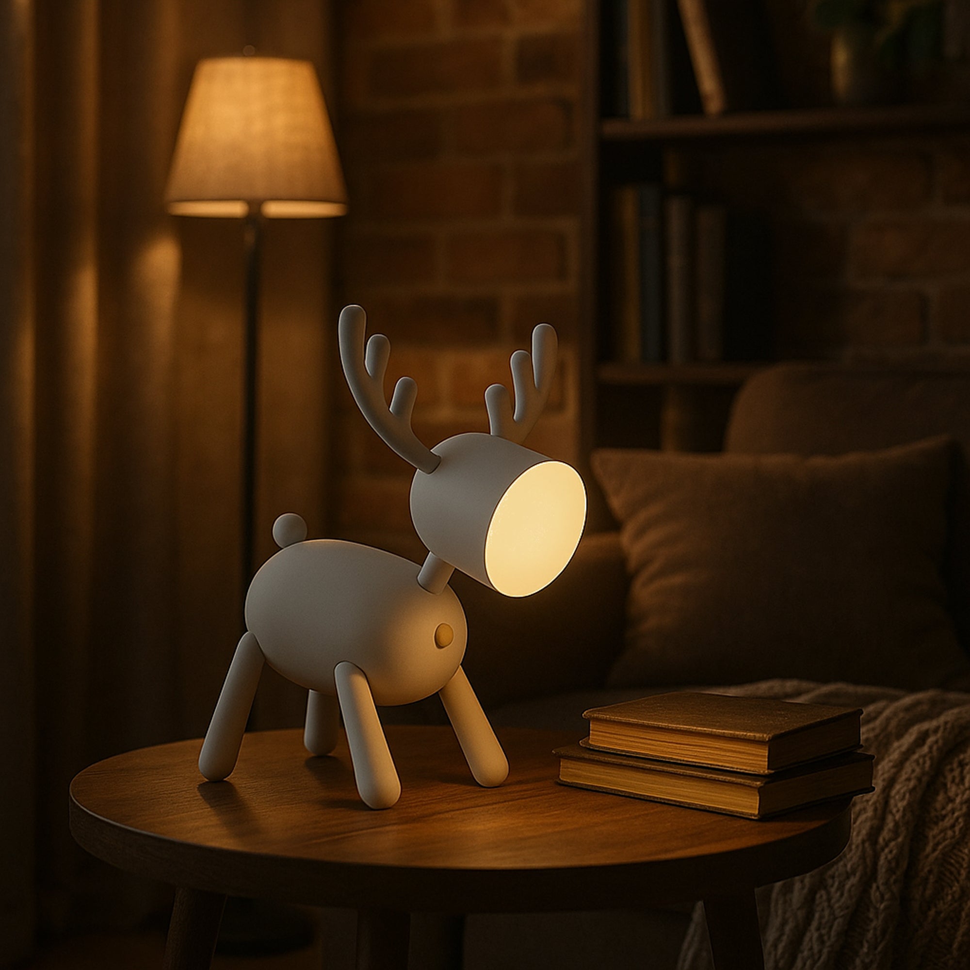 Silicone Reindeer Style LED Night Lamp