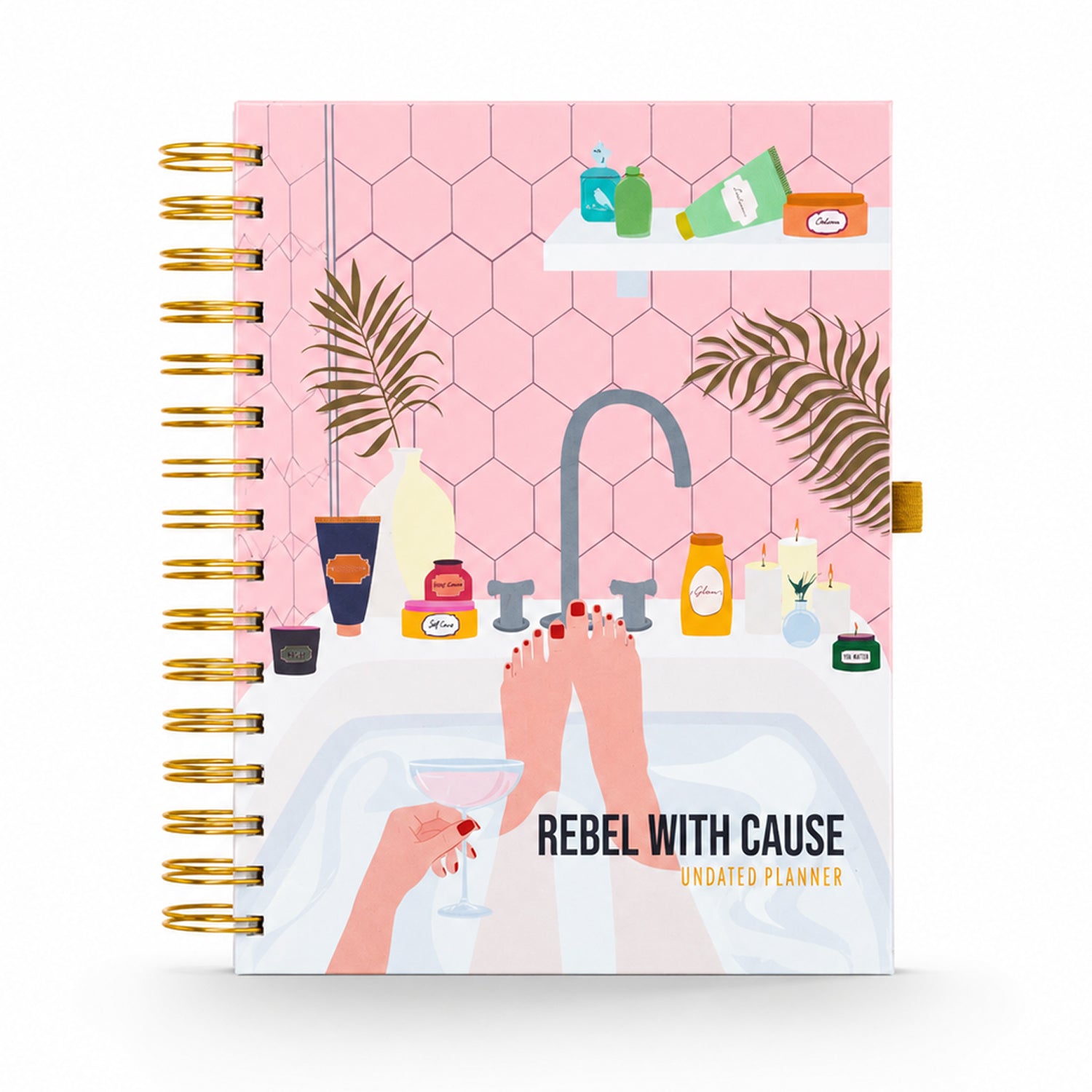 Undated Yearly Planner - Rebel With Cause