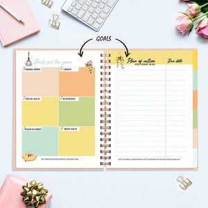 Undated Yearly Planner - Never Apologize For Who You Are Undated Planners June Trading