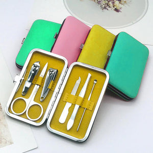 Mini Manicure Pedicure Set  & Case Manicure Set June Trading