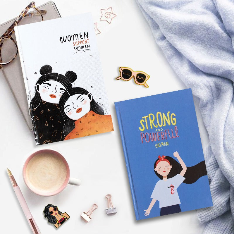 Strong Women Notebooks (Hard Cover) Notebooks June Trading