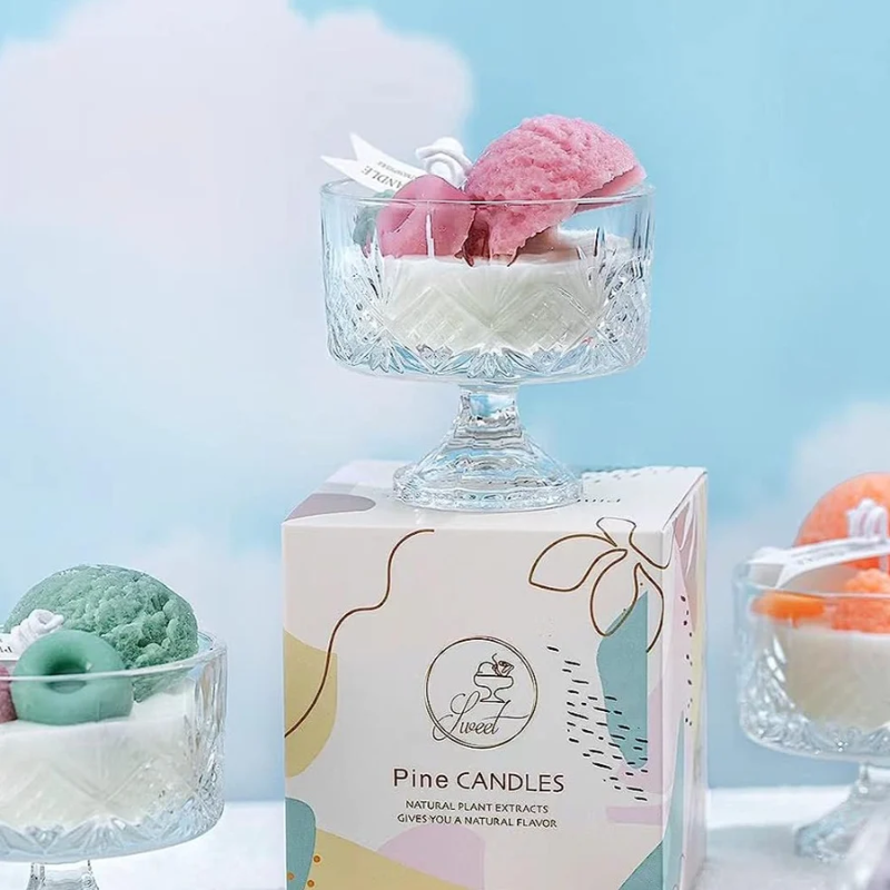 Lovely ice Cream Scented Candles Gift pack