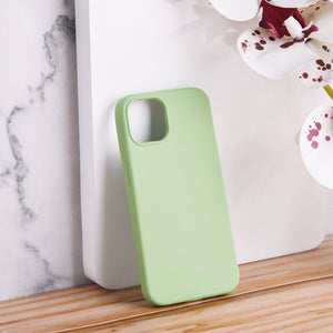 Colour Drop Silicone iPhone 13 Pro Max Case iPhone 13 Pro Max June Trading Lime Green