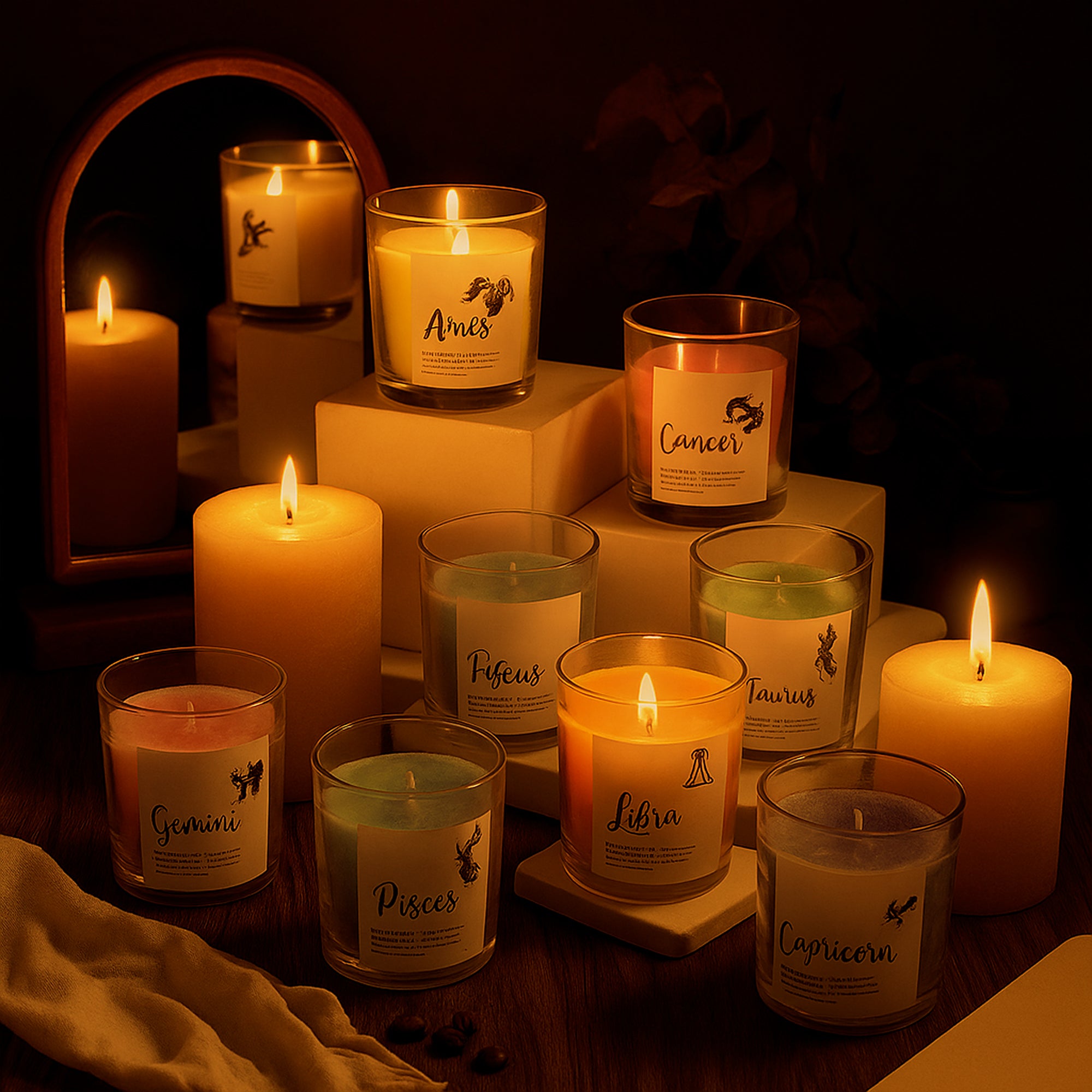 Zodiac Signs Candle