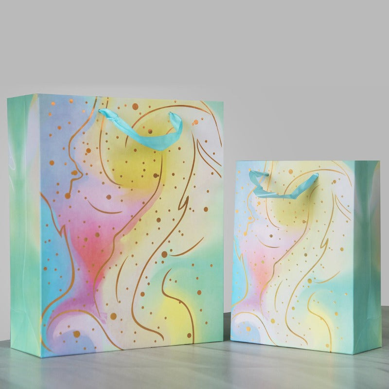 Colourful Gift Bag (Set of 4) Gift Bag June Trading