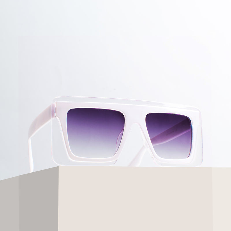 White Kids Oversized Wonder Shades