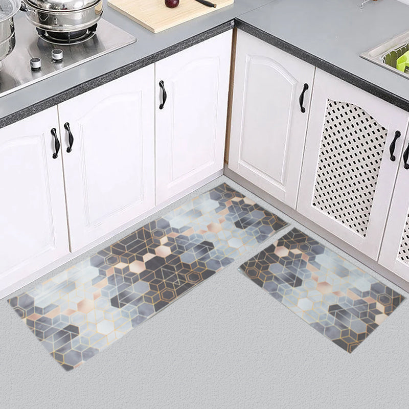 Honeycomb Glow Kitchen Mat (Set of 2)