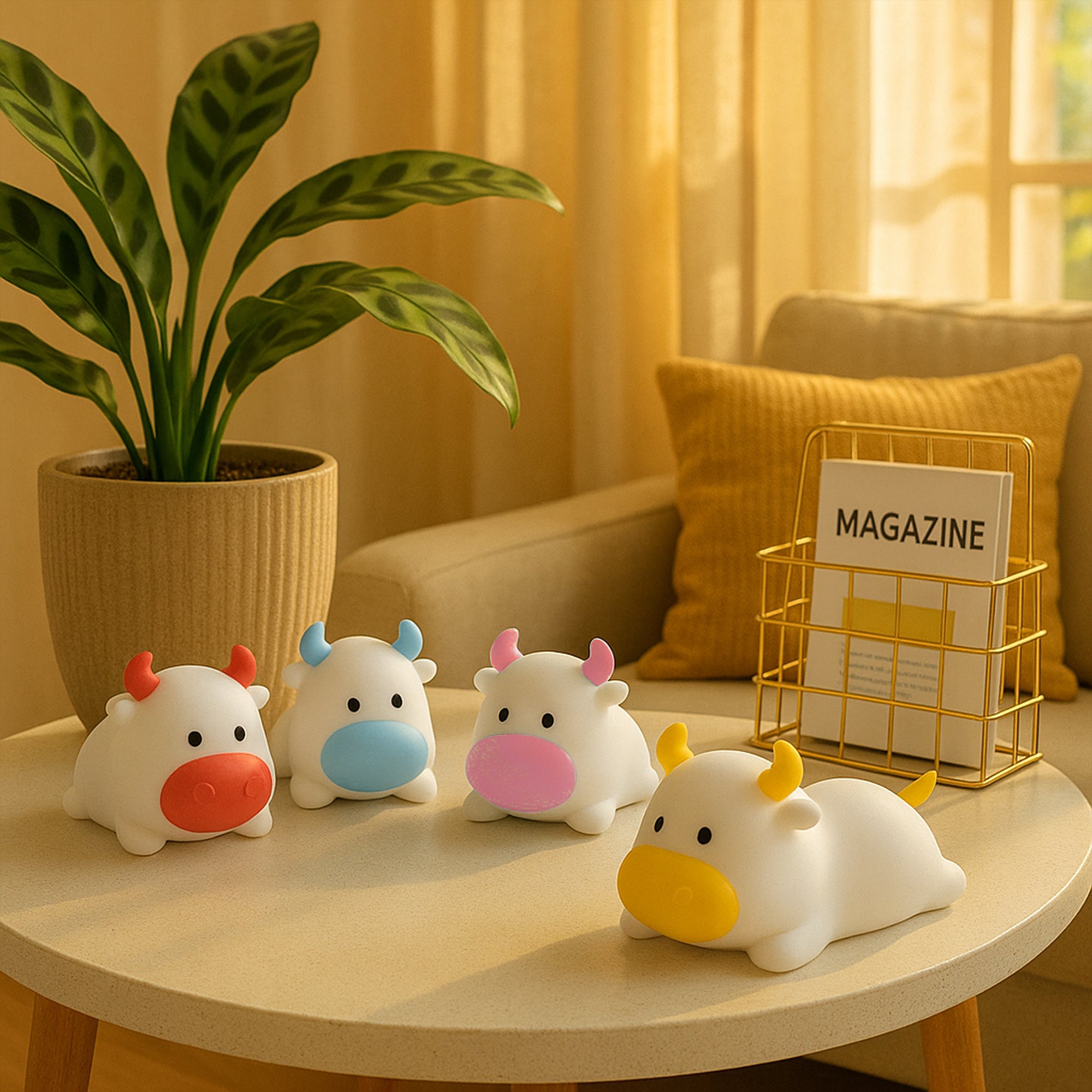 Cute Baby Cow Lamp