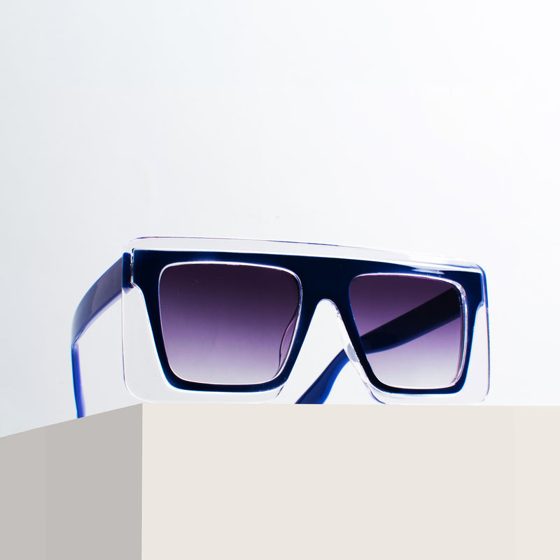 Blissful Blue Kids Oversized Wonder Shades