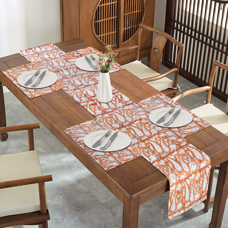 Sirevest Terracotta Leaf Table Collection Set | 5 Pcs