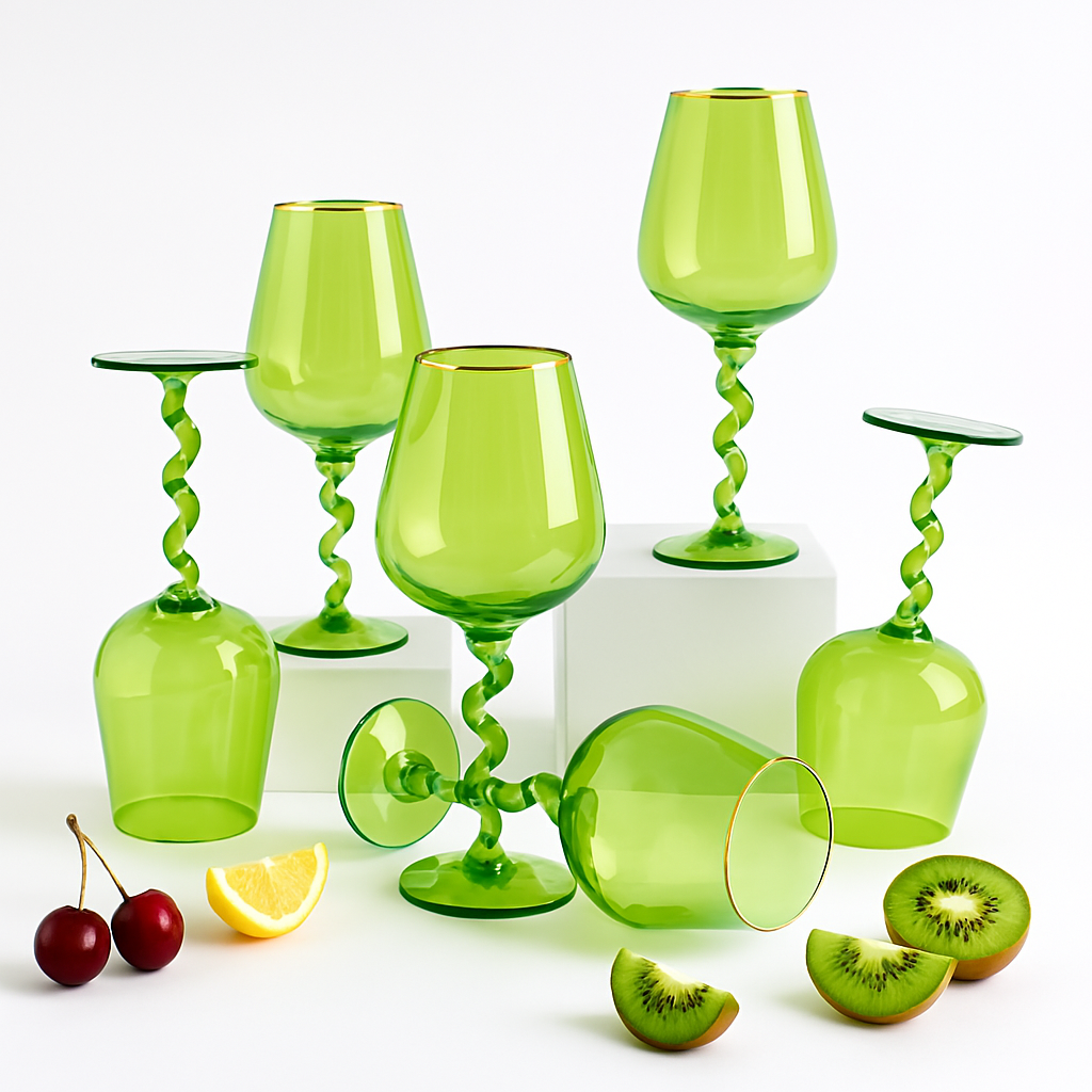 Twist of Eden Elegant Wine Glass