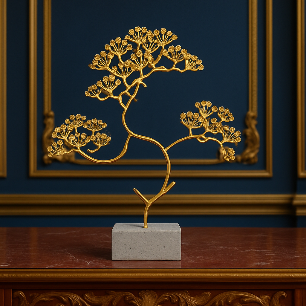 Decorative Pine Leaf Sculpture