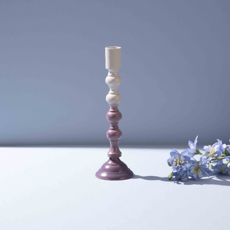 Purple Haze Ombre Candle Stands (Set Of 2)
